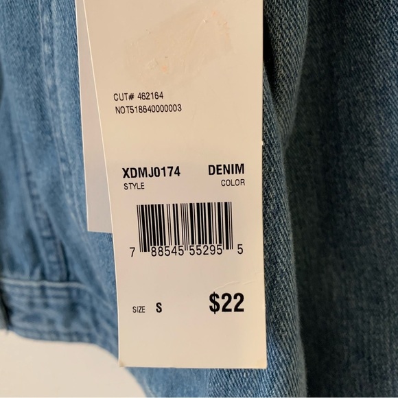 Notations | Small | NWT Women's Blue Denim Jean Jacket - Picture 4 of 7